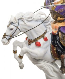 Статуэтка из полистоуна "Китайский воин на коне"