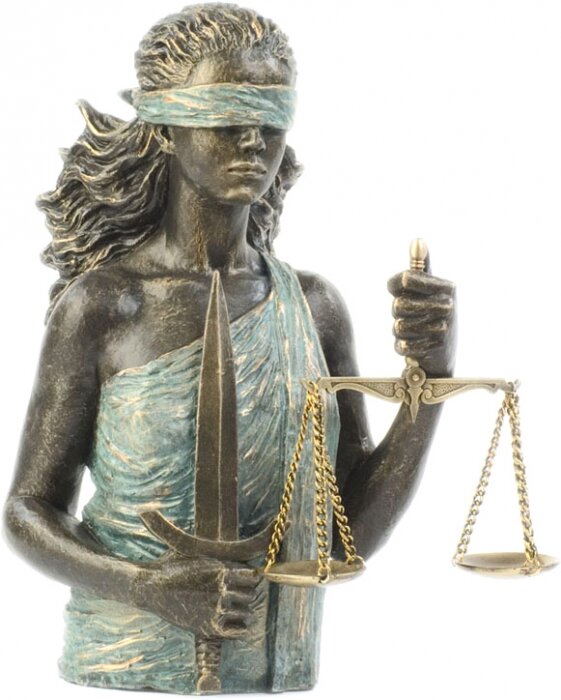 Скульптура "Справедливость" (Justice)
