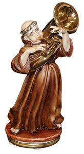 Статуэтка "Монах с тромбоном"