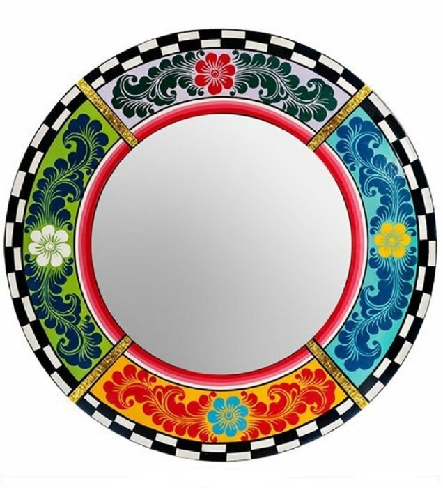 Зеркало круглое малое (коллекция BaliArt)