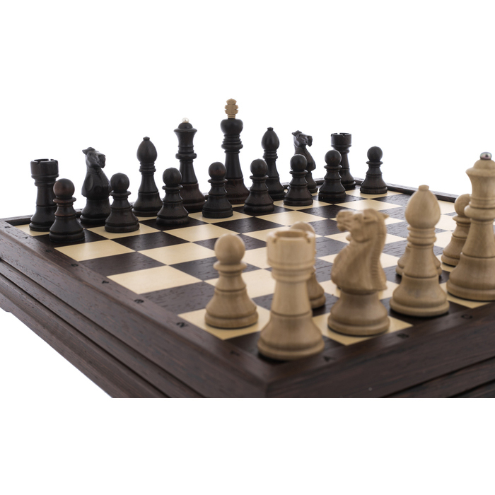 Шахматы из массива венге "Классические" утяжеленные