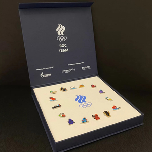 Набор значков, посвящённый Зимним Олимпийским играм 2022 года
