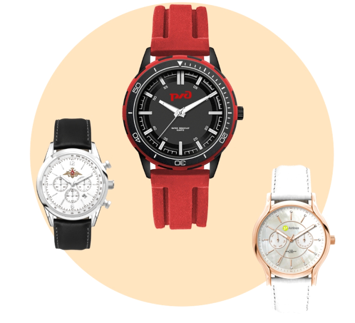 Наручные кварцевые часы Mikhail Moskvin с нанесением корпоративной символики