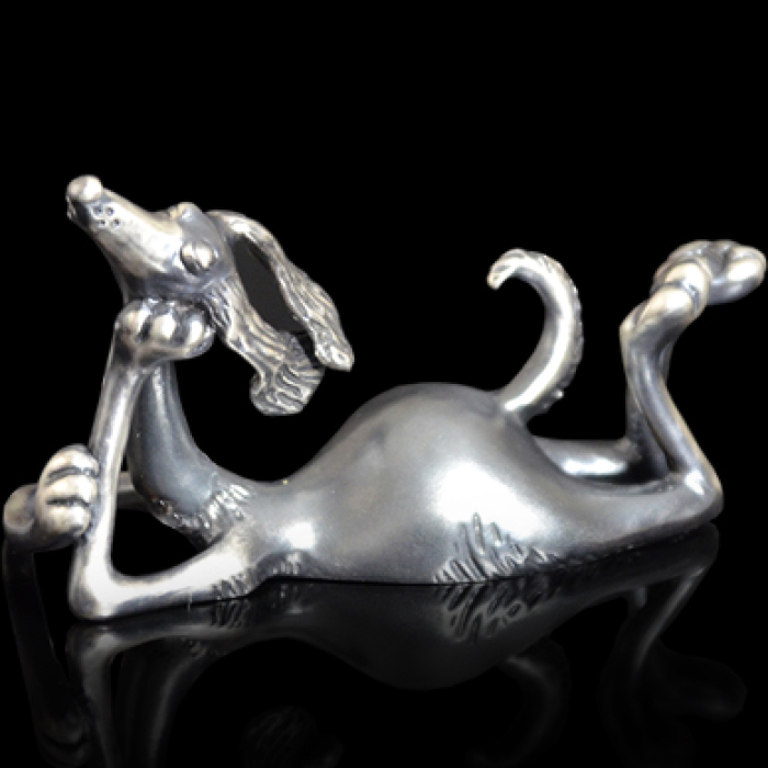 Коллекция серебряных статуэток "Собачка"