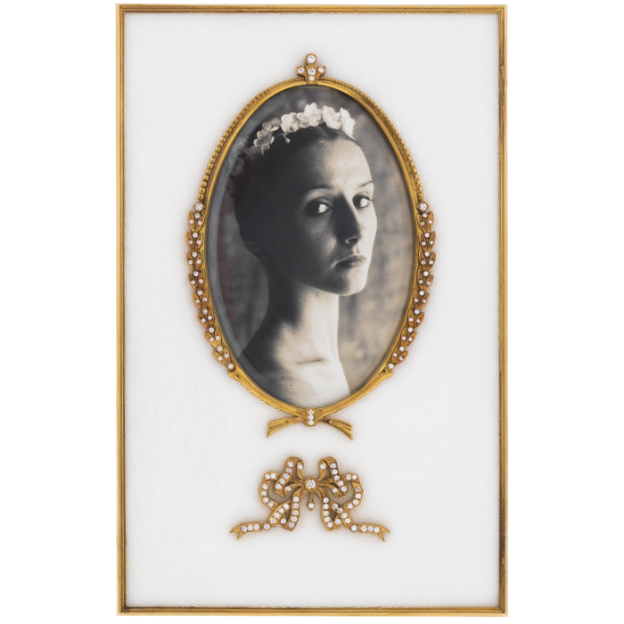 Серебряная рамка для фото "Мариинская"
