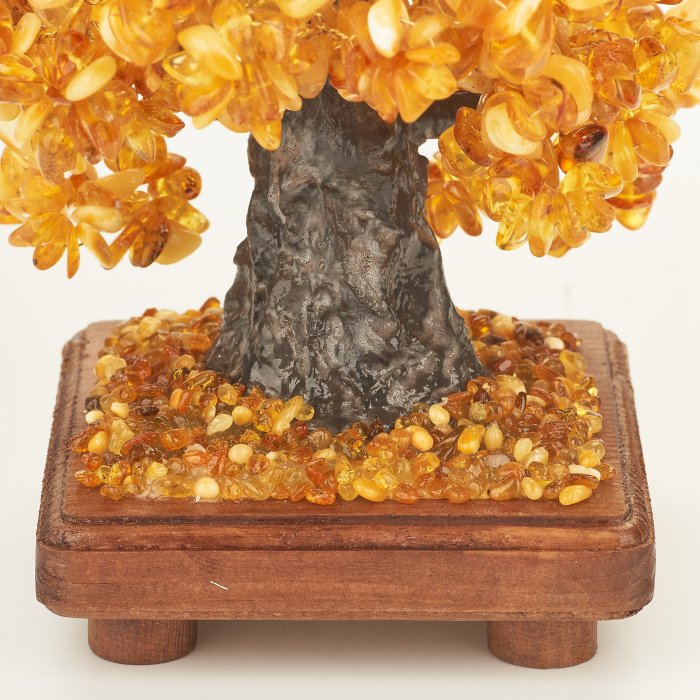 Сувенирное янтарное дерево "Дуб"