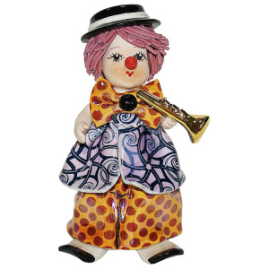 Статуэтка "Маленький клоун с трубой"