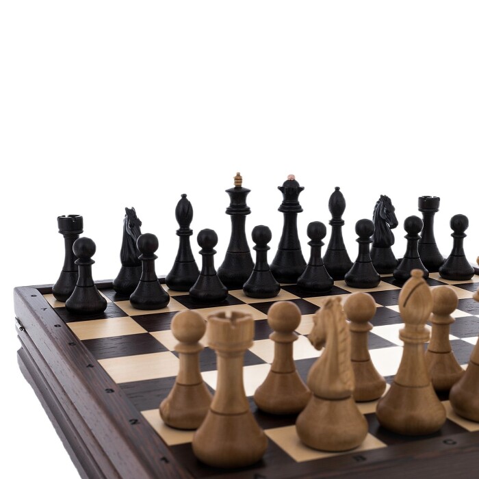 Шахматы из венге и граба "Стандартные"