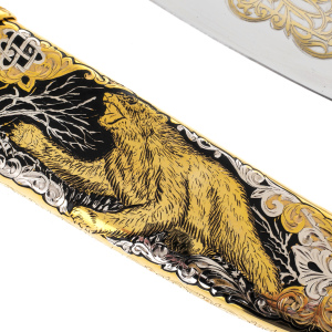 Нож сувенирный "Медведь", Златоуст