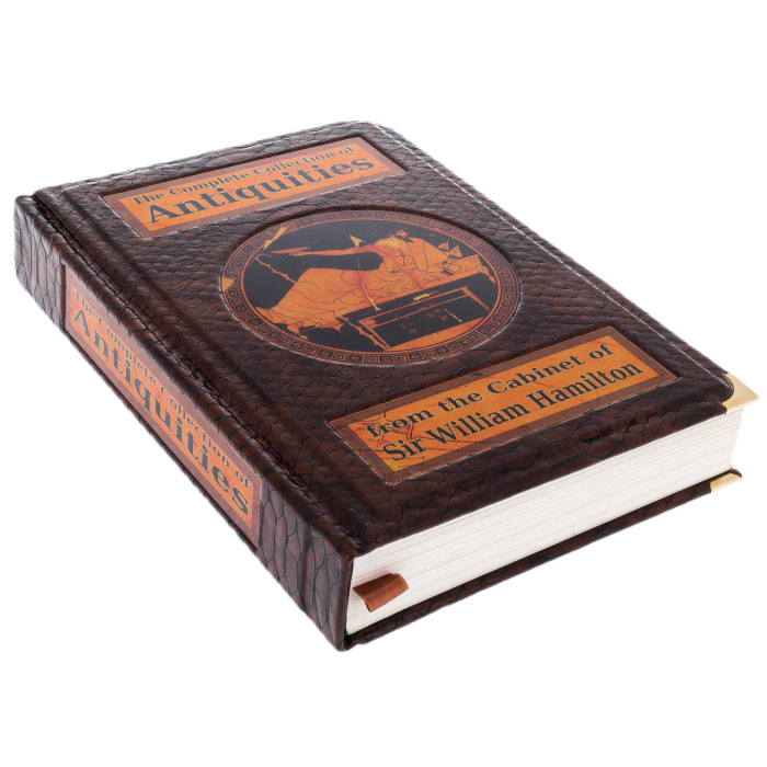 Книга в кожаном переплете "Antiquities" на английском языке, в футляре