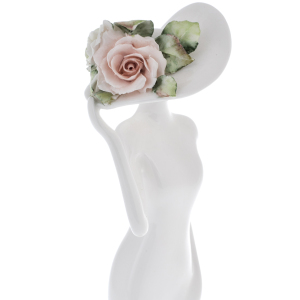 Скульптура "Леди" с розой