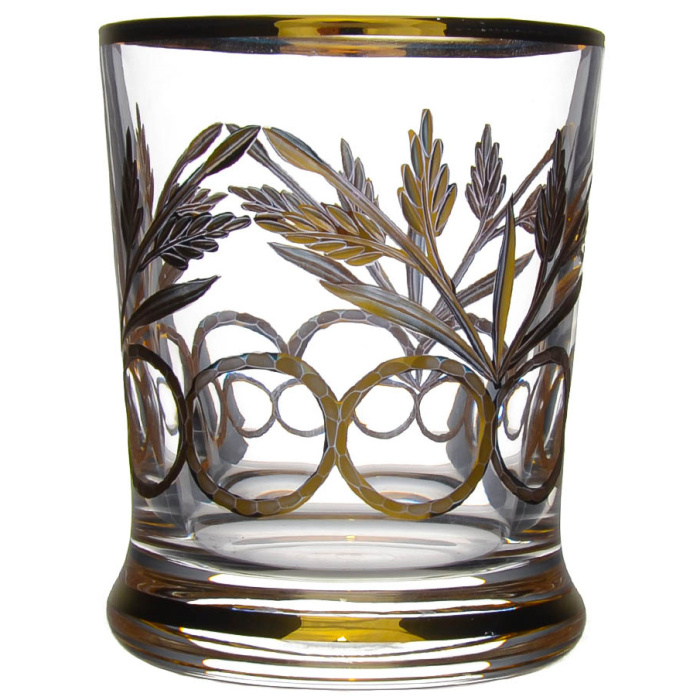 Набор стаканов для виски Timon "Tiziano Golden/Palm" на 6 персон