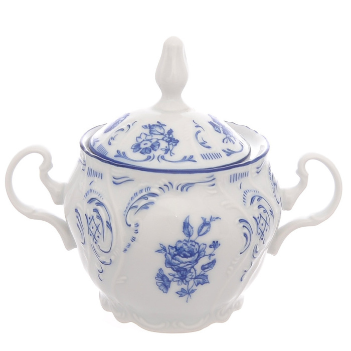 Чайный сервиз Bernadotte "Синие розы"  на 6 персон, 17 предметов
