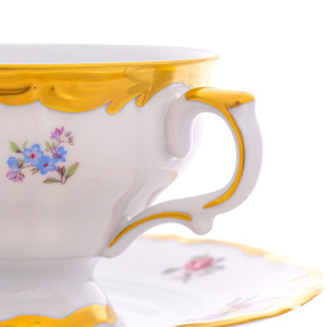 Набор чайных пар Queen's Crown "Мелкие цветы" на 6 персон