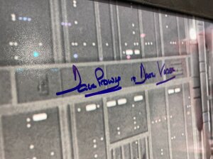 Фотография с Люком с автографом актёра Дэвида Проуза