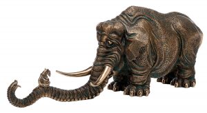 Авторская скульптура из бронзы "Слон"