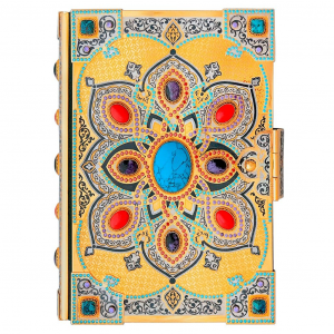 Подарочный Коран в декоративном окладе с кабошонами, Златоуст