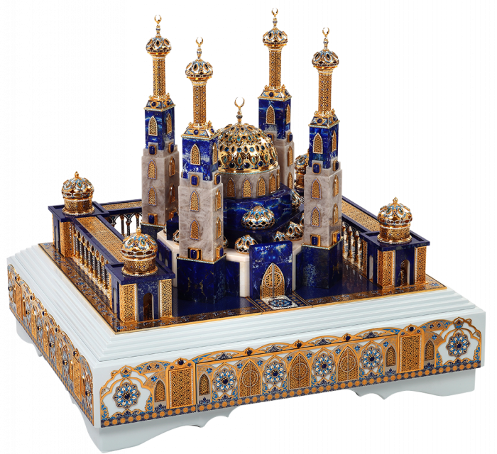 Мечеть - светильник "Жемчужина востока" с Кораном и пультом, Златоуст