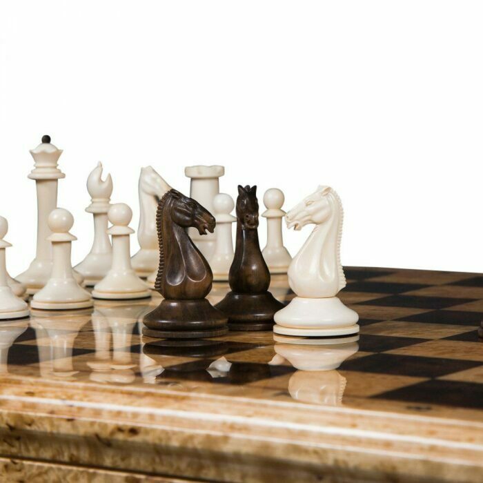 Шахматы из бивня мамонта "Стаунтон Элегант"