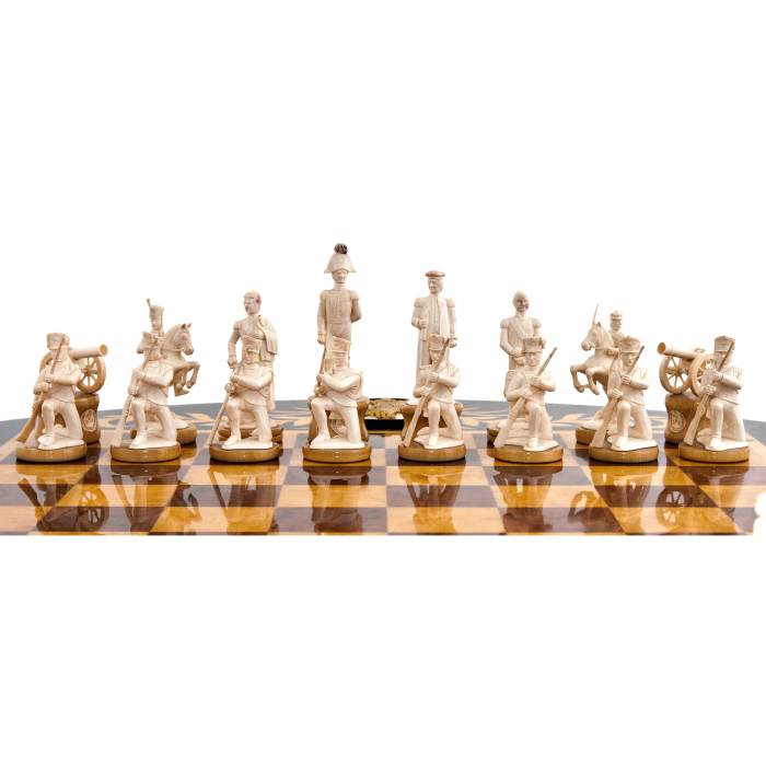 Шахматы из бивня мамонта "1812 год"