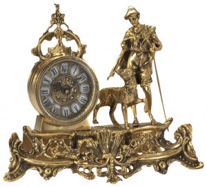 Каминные часы из бронзы "Sheepard"