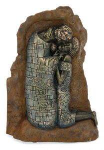 Скульптура "Поцелуй. Климт" (Klimt's kiss)