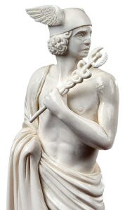Скульптура из бивня мамонта "Бог торговли"