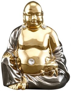 Статуэтка "Bellly Buddha" золотая с платиной