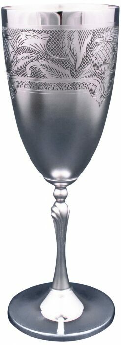 Серебряный бокал для шампанского №42