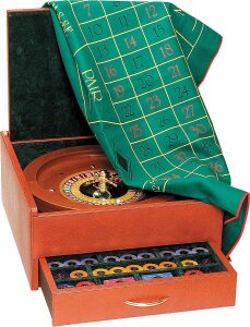 Набор для игры в рулетку "Сан-Ремо" коричневый