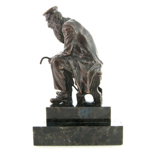 Скульптура бронзовая "Мудрец"