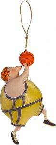 Ёлочная игрушка "Баскетболист"
