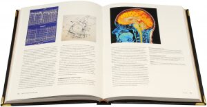 Книга в кожаном переплете "Великие открытия в медицине", Борис Л.