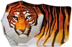 Скульптура "Тигр" (большая), оранжевая