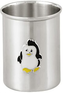 Кружка "Пингвин" (серебро, эмаль)