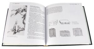 Книга в кожаном переплете "Канон чая в иллюстрациях"