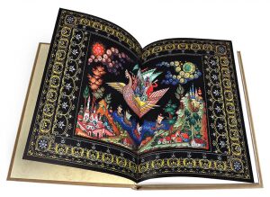 Книга в кожаном переплете "Русские народные сказки" (палех, мстёра, холуй)