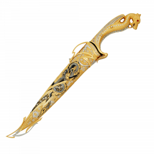 Нож украшенный "Дракон" Златоуст