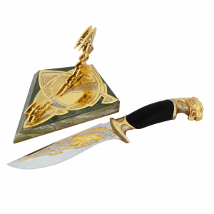 Нож украшенный "Охота" Златоуст