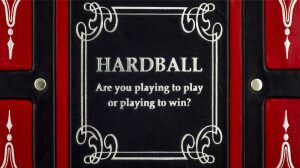 Книга в кожаном переплете "Hardball"