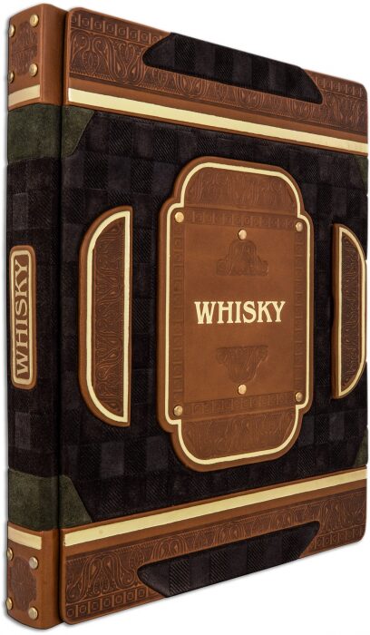 Книга в кожаном переплете "Whisky"