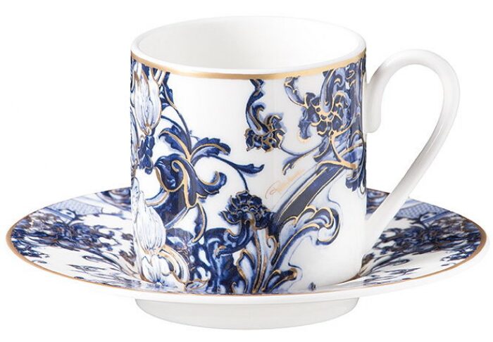 Чашка и блюдце для кофе "Azulejos"