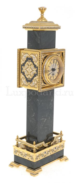Каминные часы из яшмы "Биг-Бен"