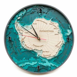 Часы из дерева "Антарктида"