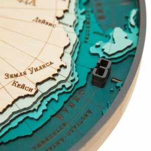 Часы из дерева "Антарктида"