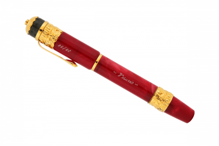 Перьевая ручка "Везувий красный (Vezuvio Red)"
