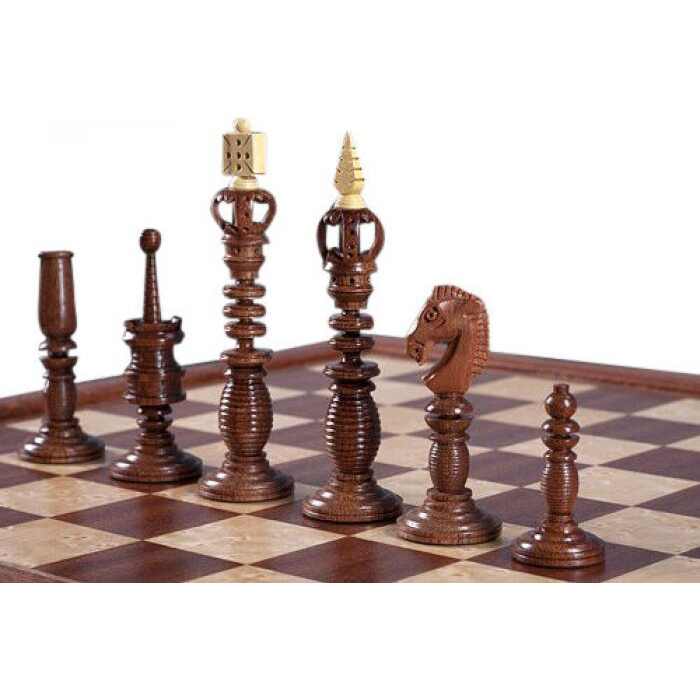 Шахматы из красного дерева "Калверт люкс"