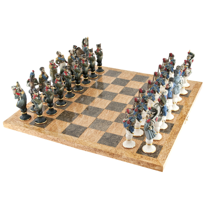 Коллекционные фарфоровые шахматы "Бородино"