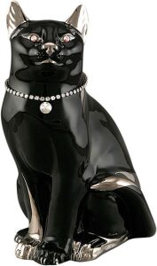Статуэтка "Кошка", цвет: чёрный