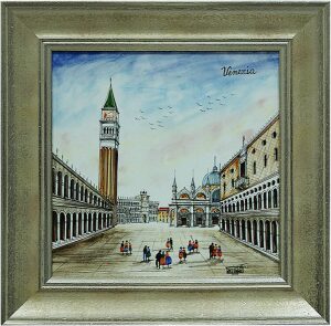 Картина "Piazzetta San-Marco" с рамкой